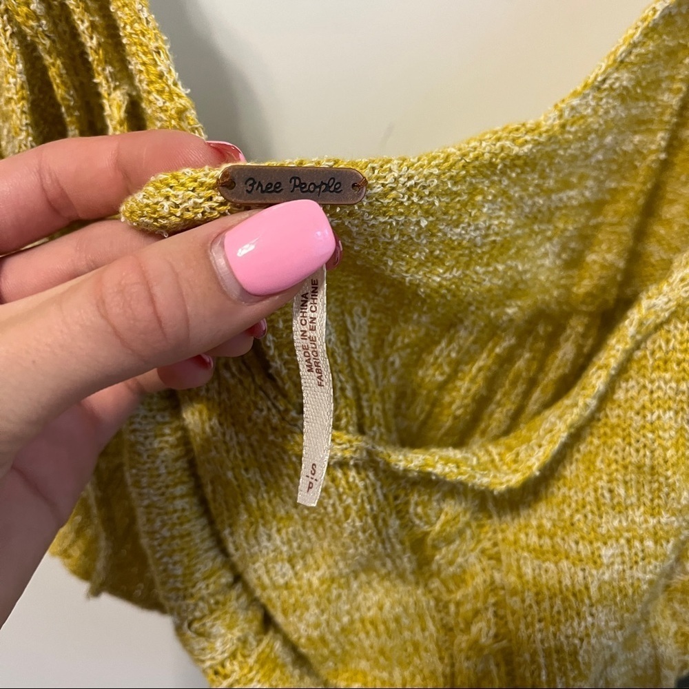 Free People Bombshell Tank Top Yellow - Picture 9 of 9